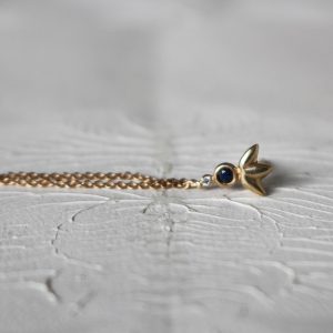Long Lotus earring