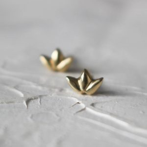 Lotus earring