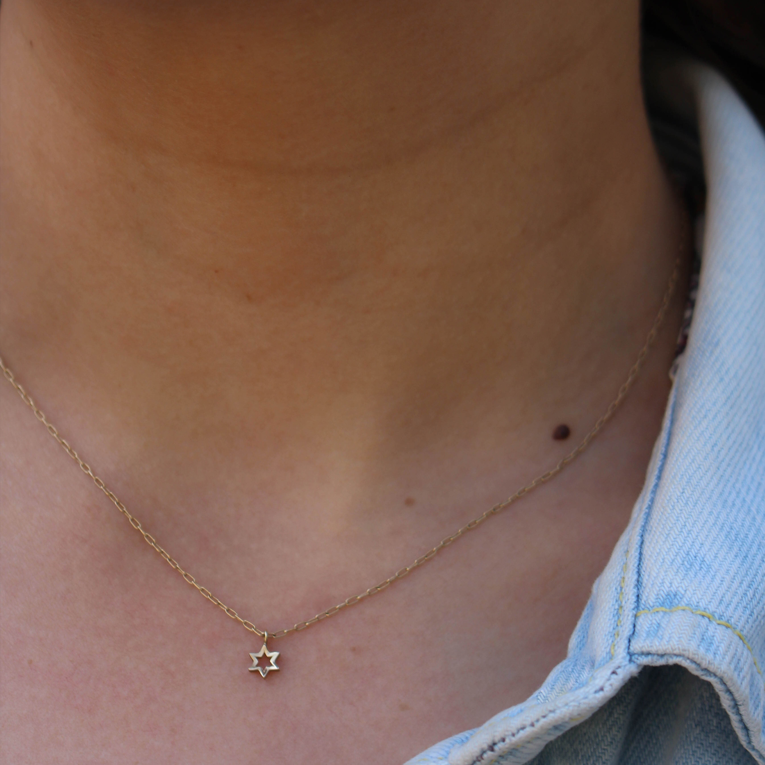 mini Magen david charm by Coh Jewelry mini Magen david charm - Image 8