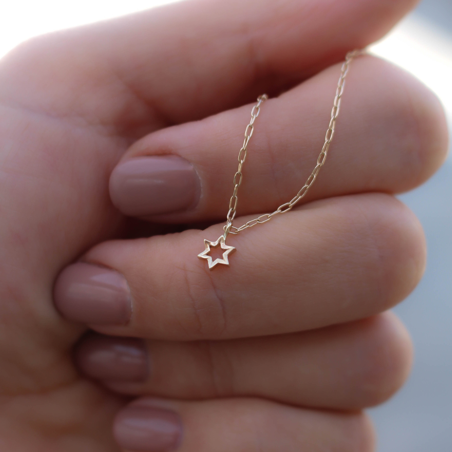 mini Magen david charm by Coh Jewelry mini Magen david charm - Image 5