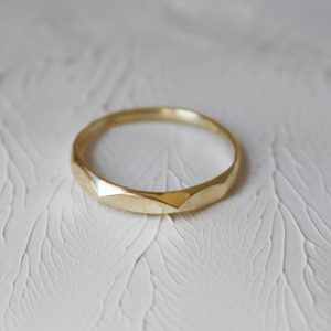 large faceted ring